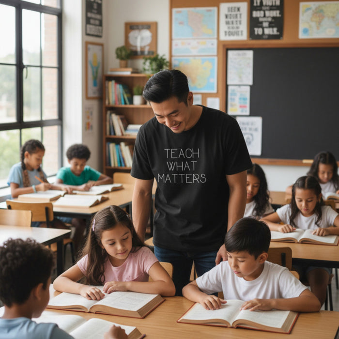 "Teach What Matters" Soft and Bold T-Shirt